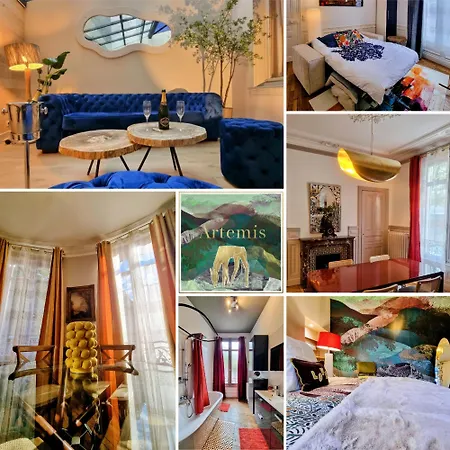 Apartment Luxueux Avec Veranda, Centre-ville Troyes