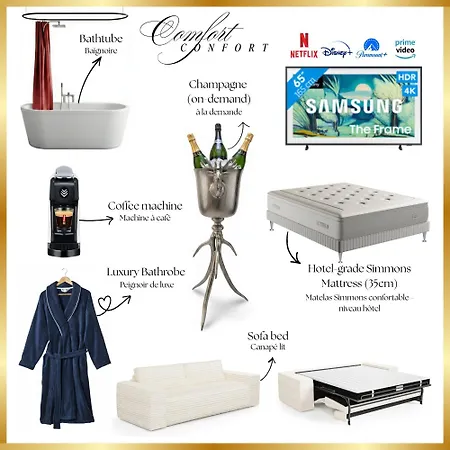 Luxueux Avec Veranda, Centre-ville *